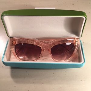 Pink Kate Spade Crimson Sunglasses